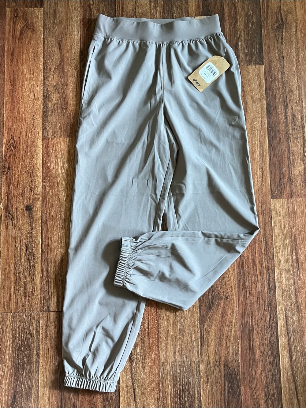ASICS Women’s Stretch Woven Jogger Pants Beige XS NWT Athletic Running